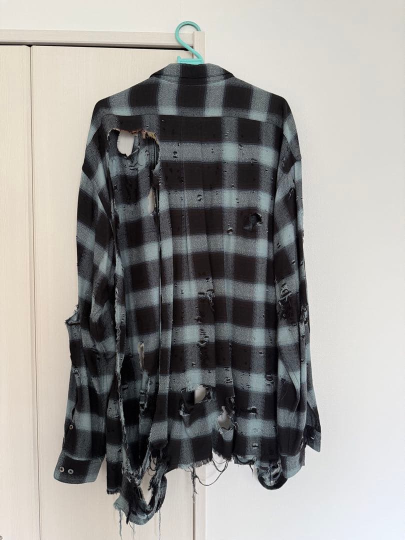 トップス SUGARHILL BURNT OMBRE PLAID BLOUSE 23SS