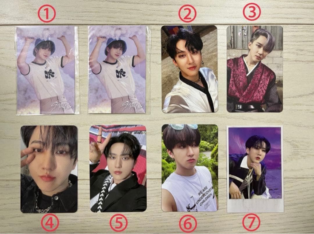 スキズ公式トレカ(商品説明をご覧ください)