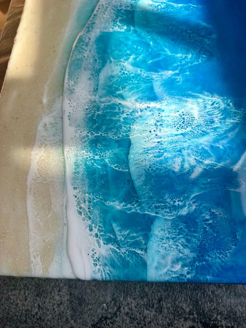 60×30cm レジンアート 海の風景