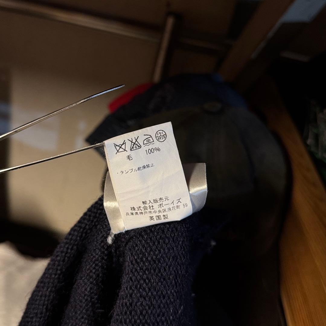 上質 Le Tricoteur ガーンジーセーター カーディガンスタイル