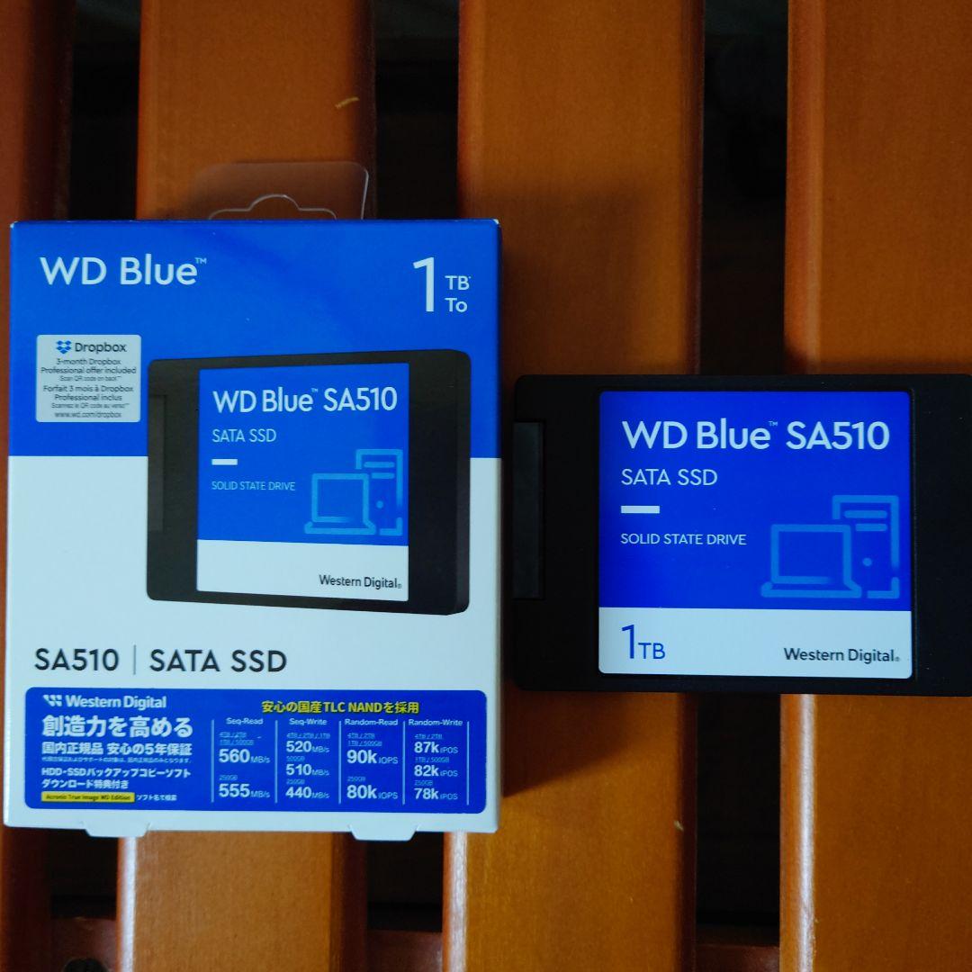外付けハードディスク・ドライブ WD Blue SA510 1TB SATA SSD