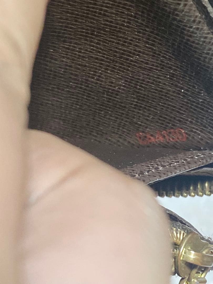 ミ*ー様 LOUIS VUITTON ダミエ長財布　遺品　断捨離