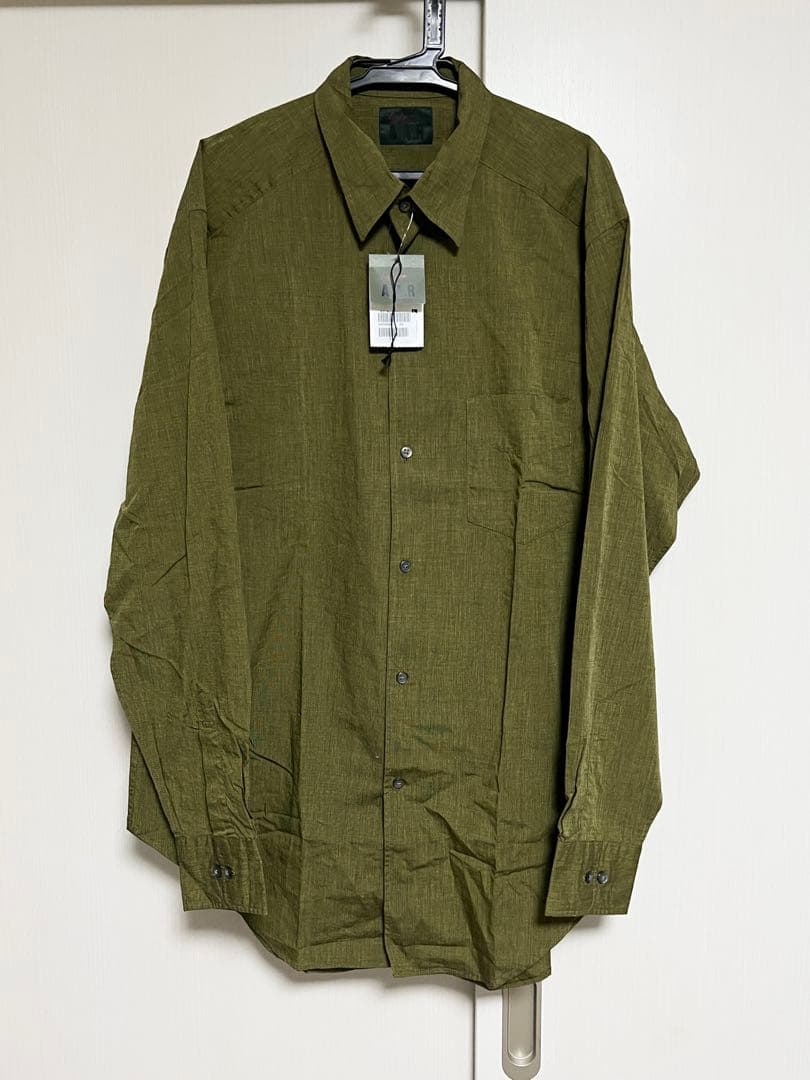 未使用品 Yohji Yamamoto A.A.R L ドレスシャツ カーキ