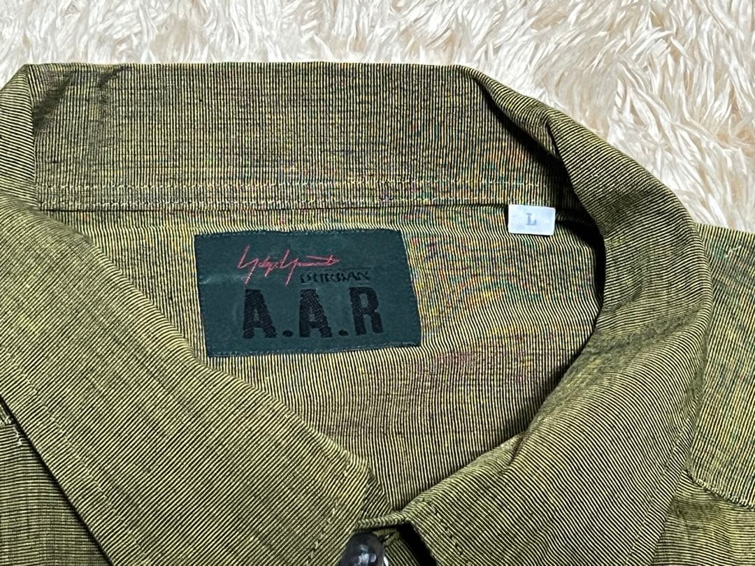 未使用品 Yohji Yamamoto A.A.R L ドレスシャツ カーキ