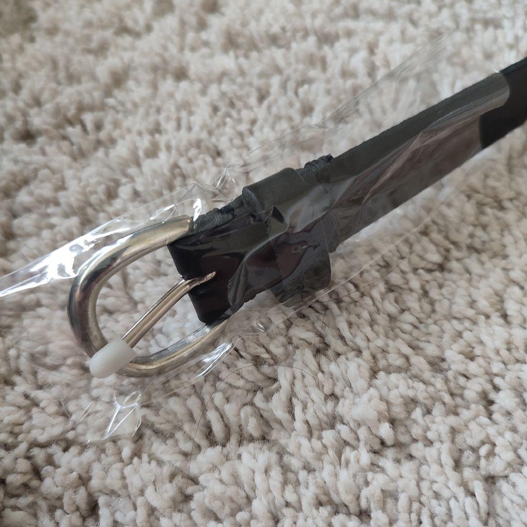 [新品未使用]DECIレザースタッズベルト黒Sメタルパーツ付YUYA OFUJI