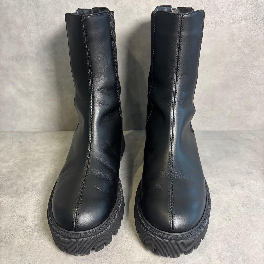 未使用級 Whim Gazette THE PAUSE レザーサイドゴアブーツ