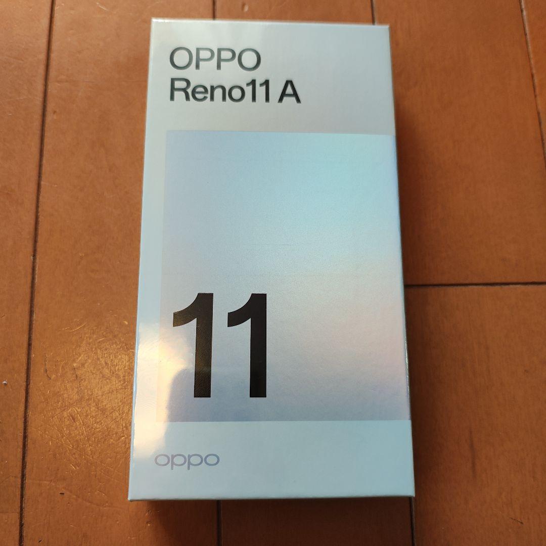 新品シュリンクフィルム付未開封✦OPPO Reno11 A ダークグリーン 本体