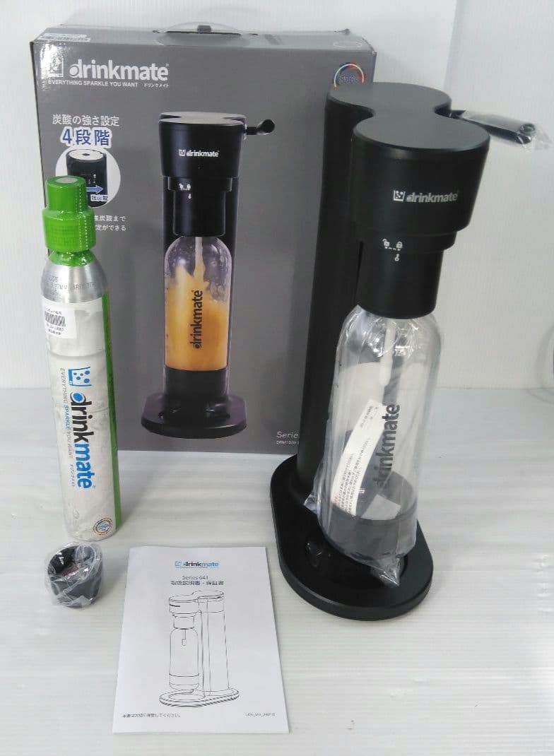 未使用品 drinkmate Series 641 炭酸水メーカー ブラック
