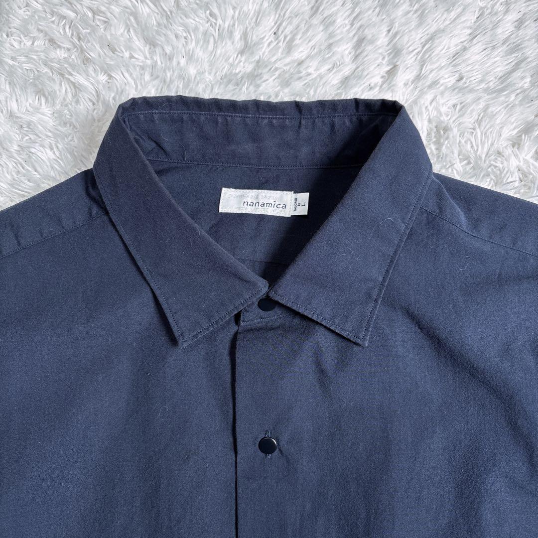 良品 nanamica Regular Collar Wind Shirt L