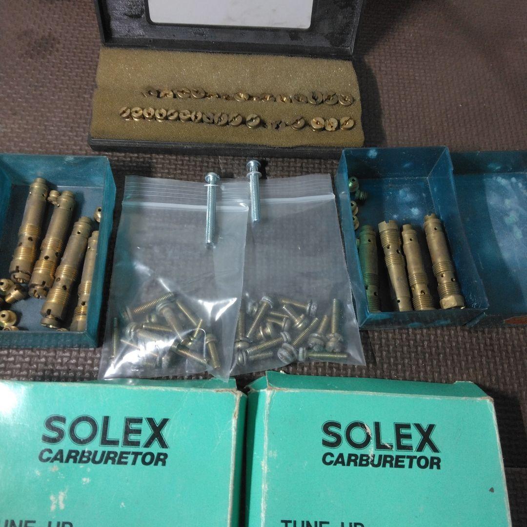 SOLEX 44パイキャブレター 2機 リペアキットジェット類多数おまけセット