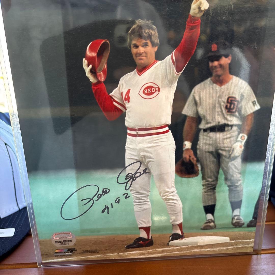 【2月SALE】MLBピート・ローズ サイン入り写真
