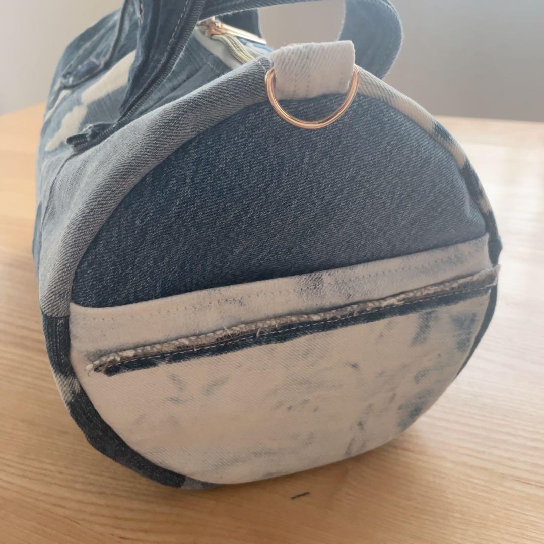K.121さま専用 デニムリメイク ドラム型バッグ