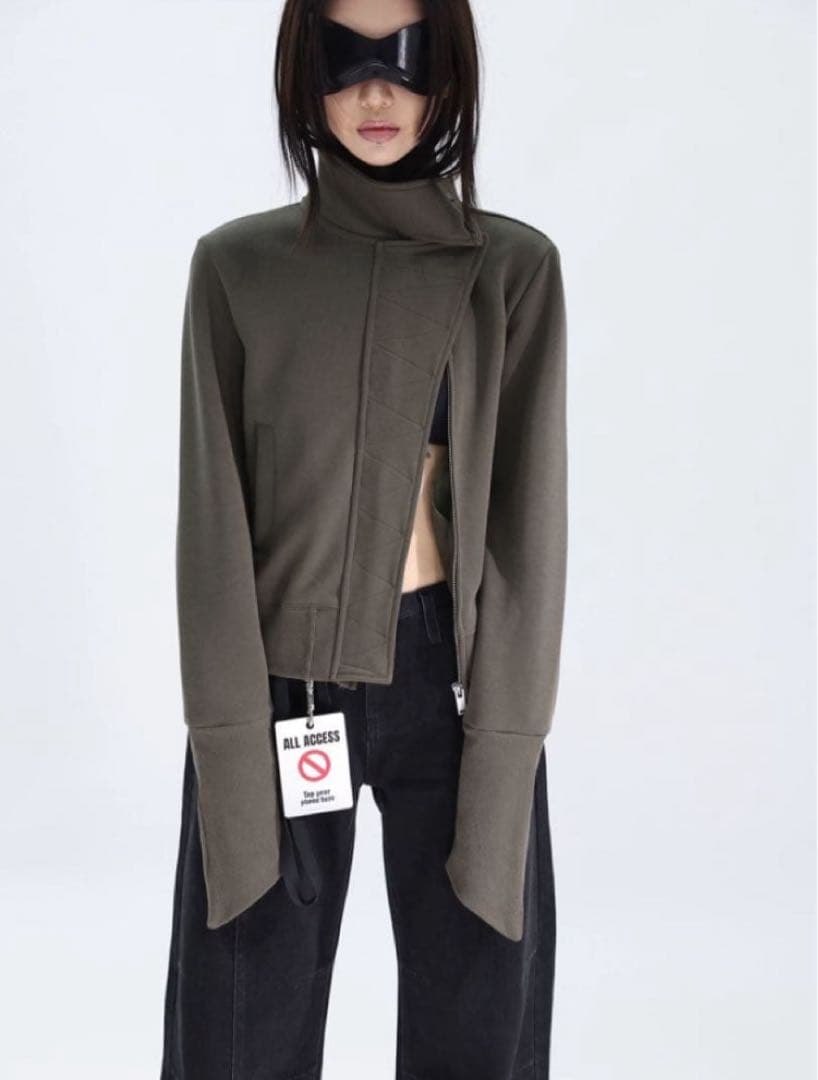 stargirl11/18オリーブ色SサイズFuzzykon変形ジャケット