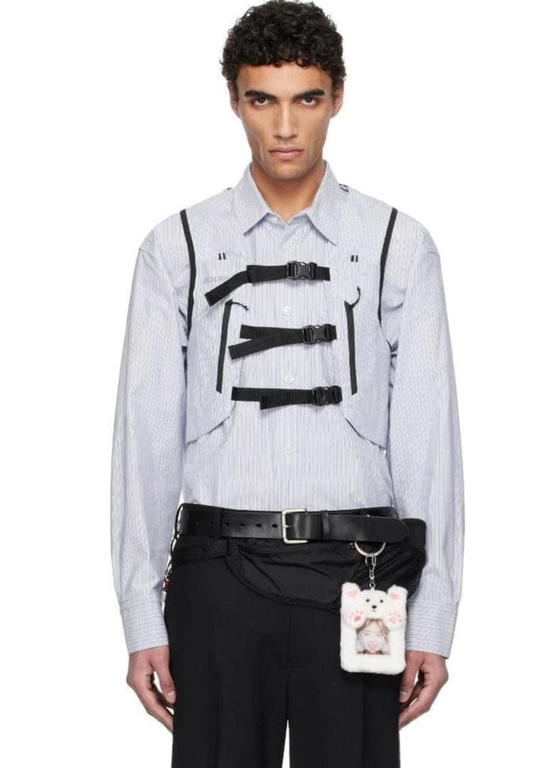 Doublet 25SS Trail Vest ストライプシャツ