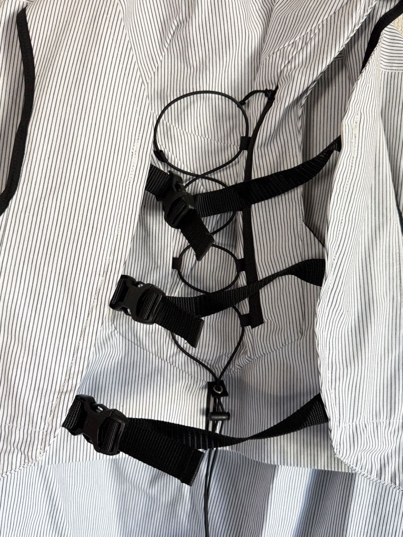 Doublet 25SS Trail Vest ストライプシャツ