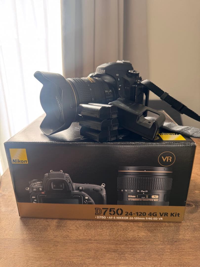 Nikon D750 24-120VRレンズキット　leofotoプレート付き