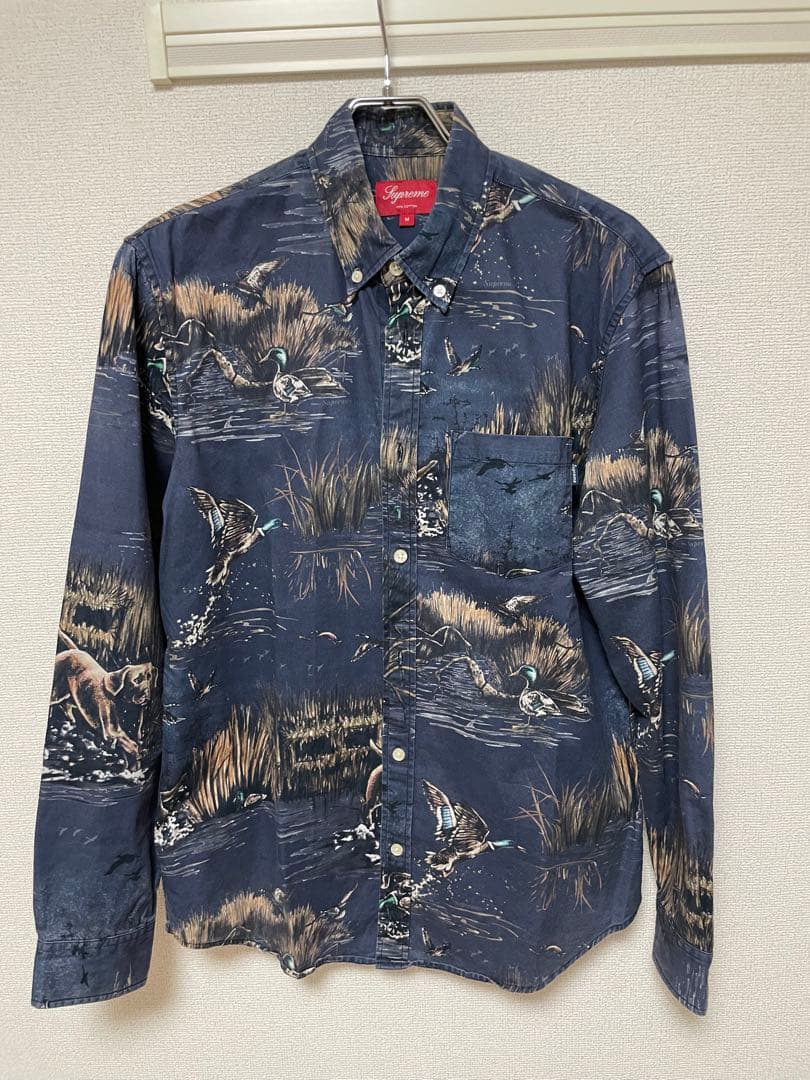 supreme アニマル柄シャツ M