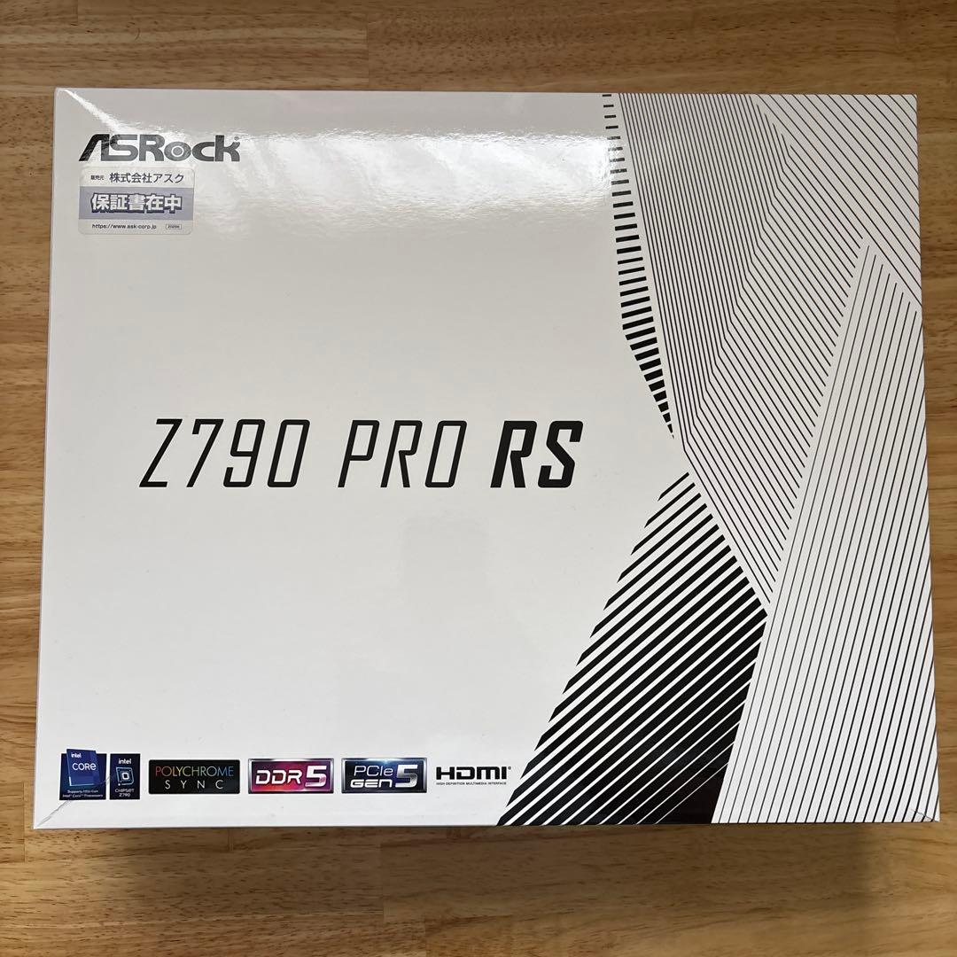 ASRock Z790 PRO RS　DDR5対応マザーボード