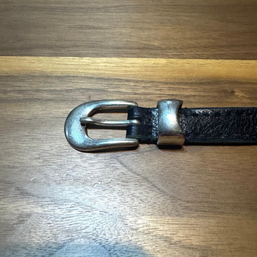 OUR LEGACY アワーレガシー 2CM BELT / BLK 80