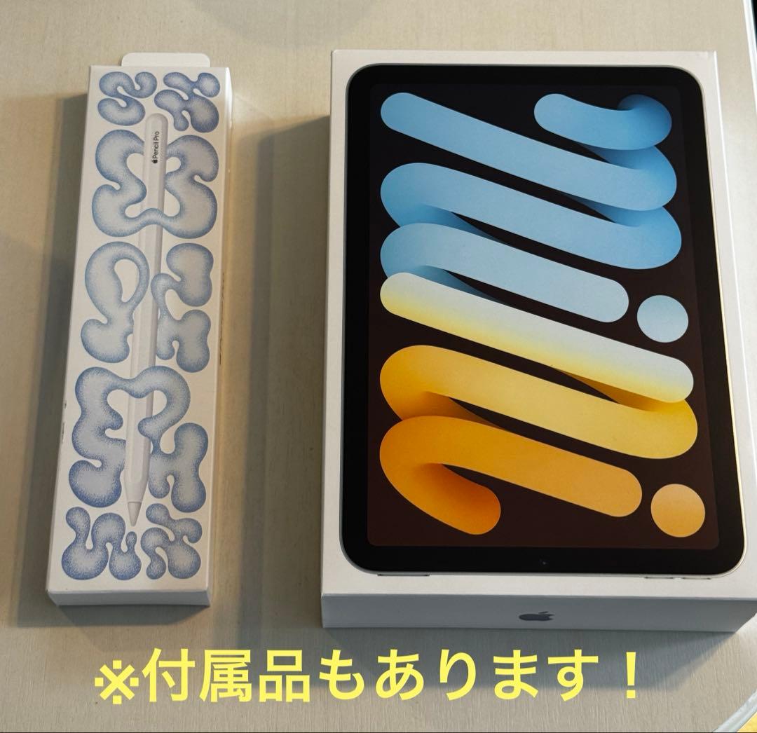 iPad mini 7＋Apple Pencil Pro＋付属品付き！