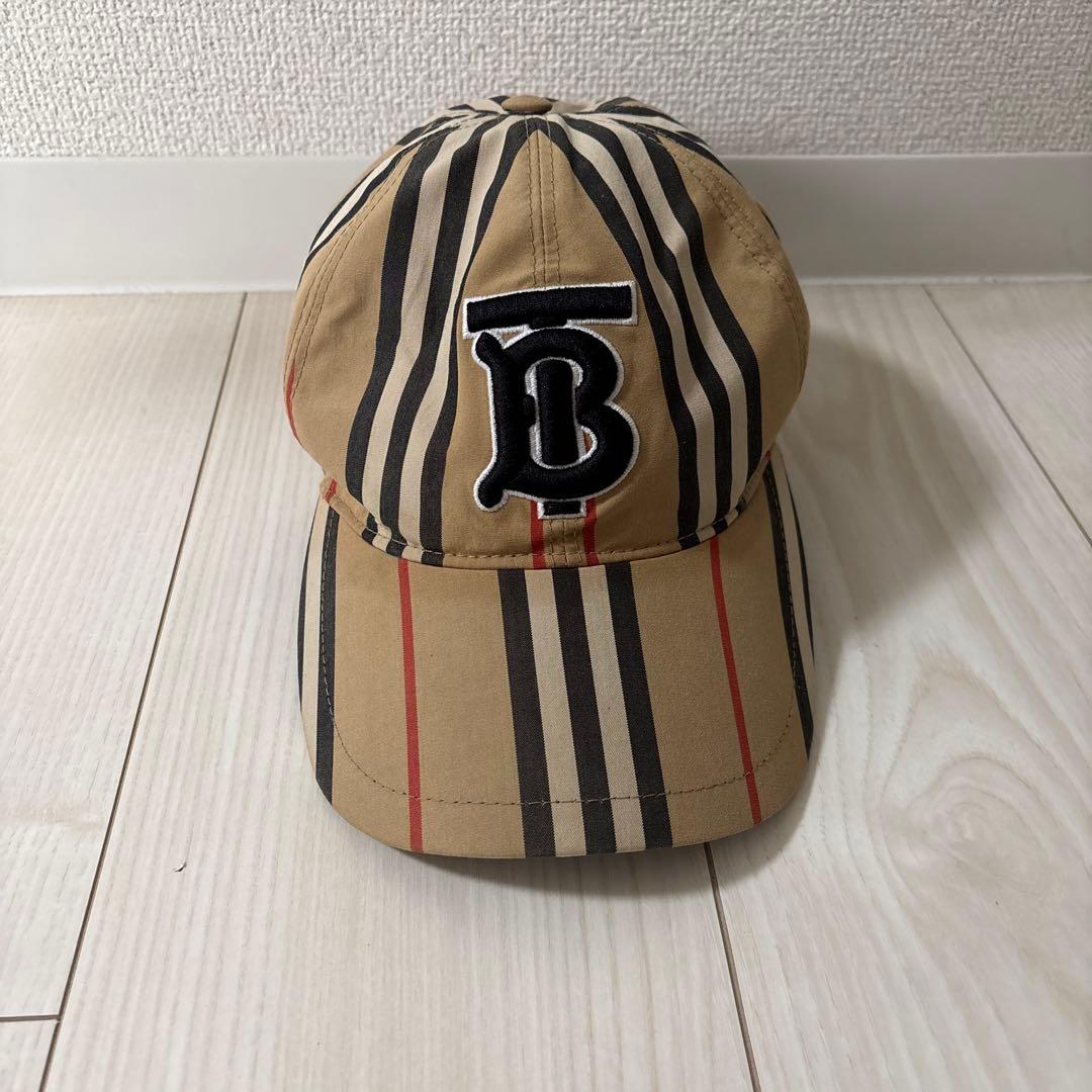 ☆サンドイッチ☆さん専用 Burberry ストライプ ベースボールキャップ