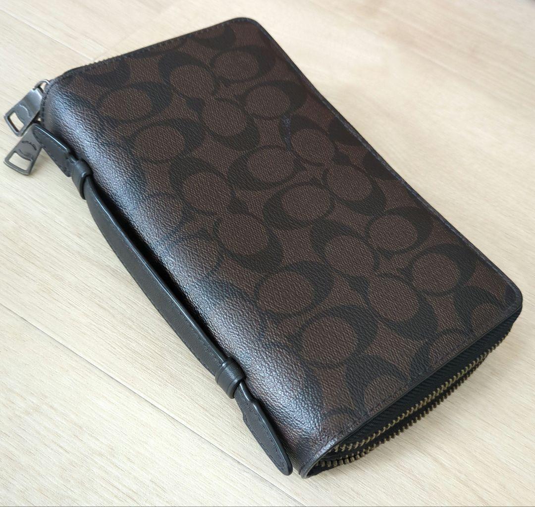 【美品】COACH トラベルオーガナイザー 長財布 大容量