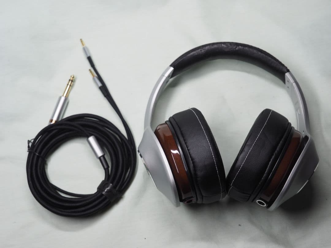 DENON D7100 ウッド ハウジング ヘッドホン ヘッドフォン デノン