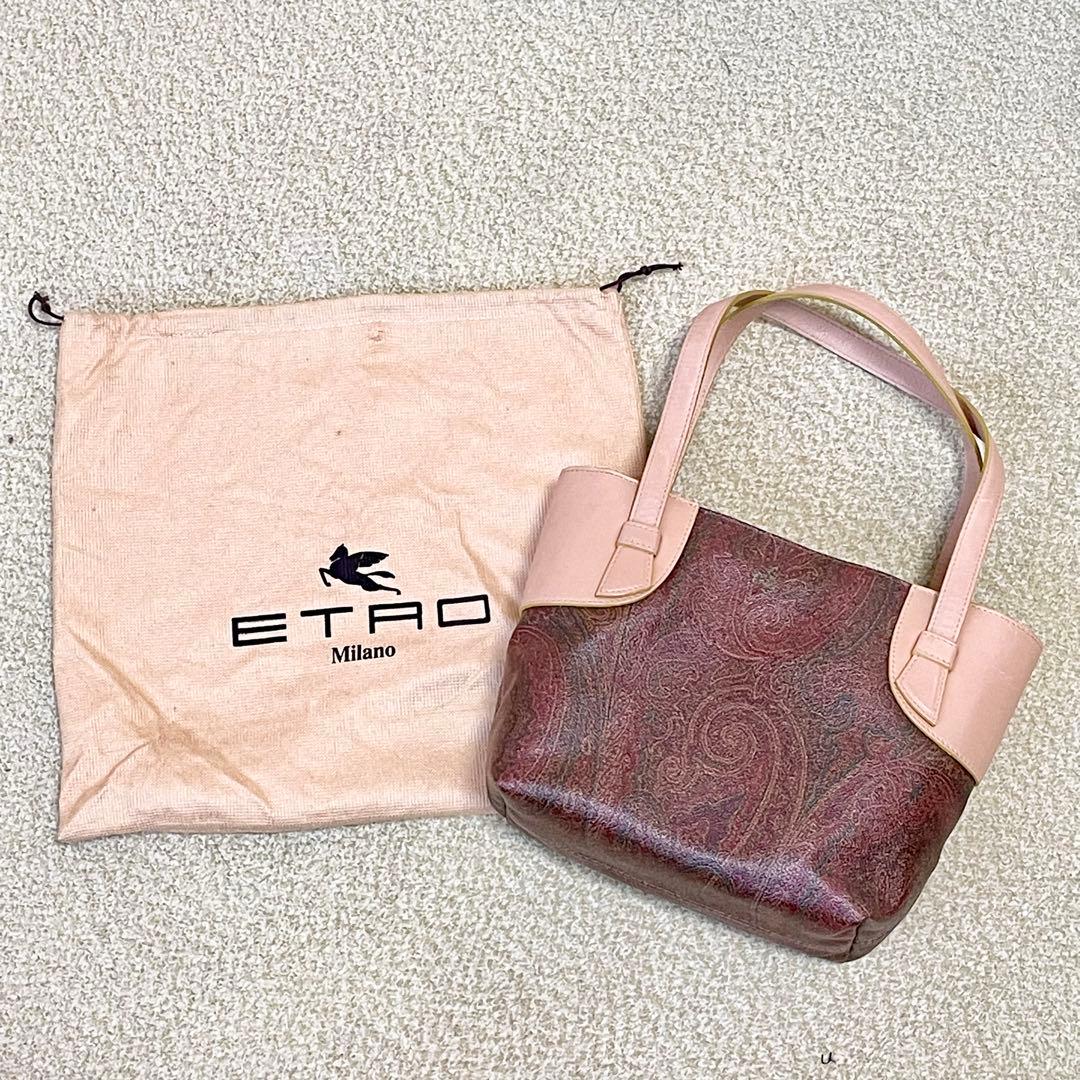 ETRO ペイズリー柄 トートバッグ 保存袋付き