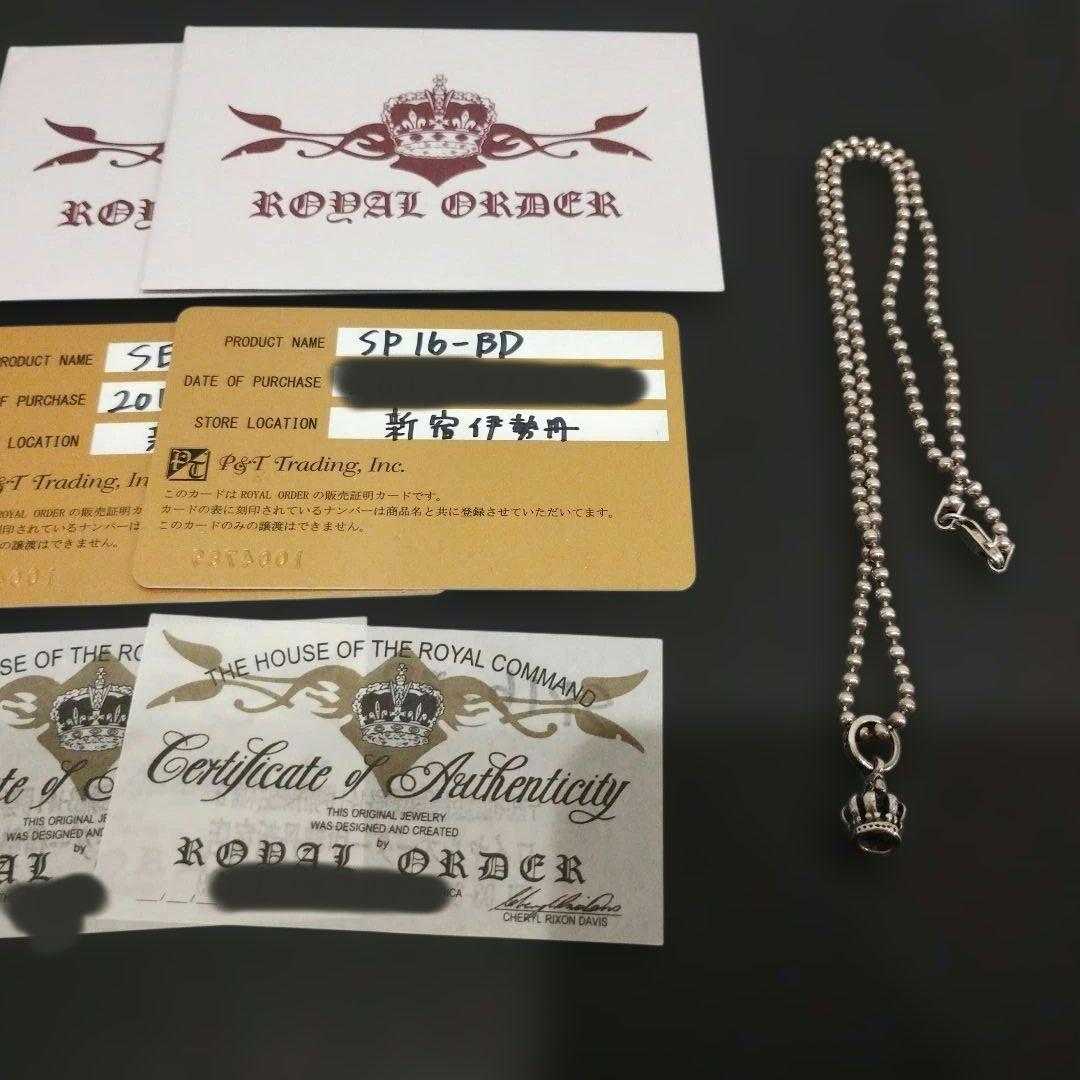  ORDER クラウン ネックレス ギャランティ付き シルバーY2K