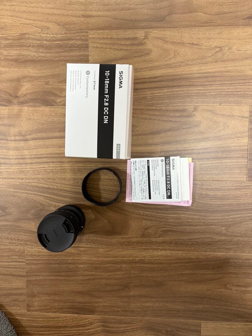 シグマ　Sigma RFマウント レンズ 10-18mm F2.8 dc dn