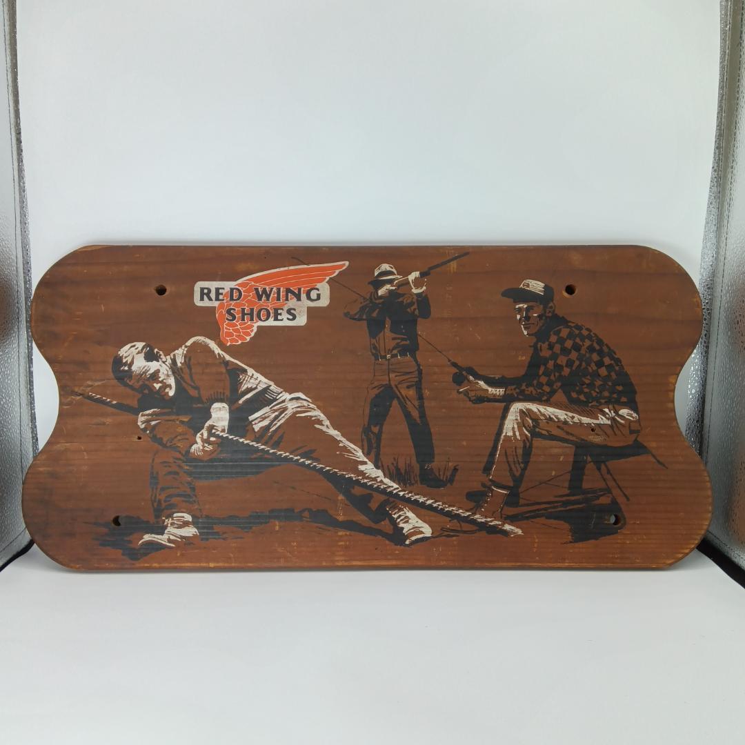 レッドウィングブーツ　看板　red wing　アドバタイジング　ディスプレイ