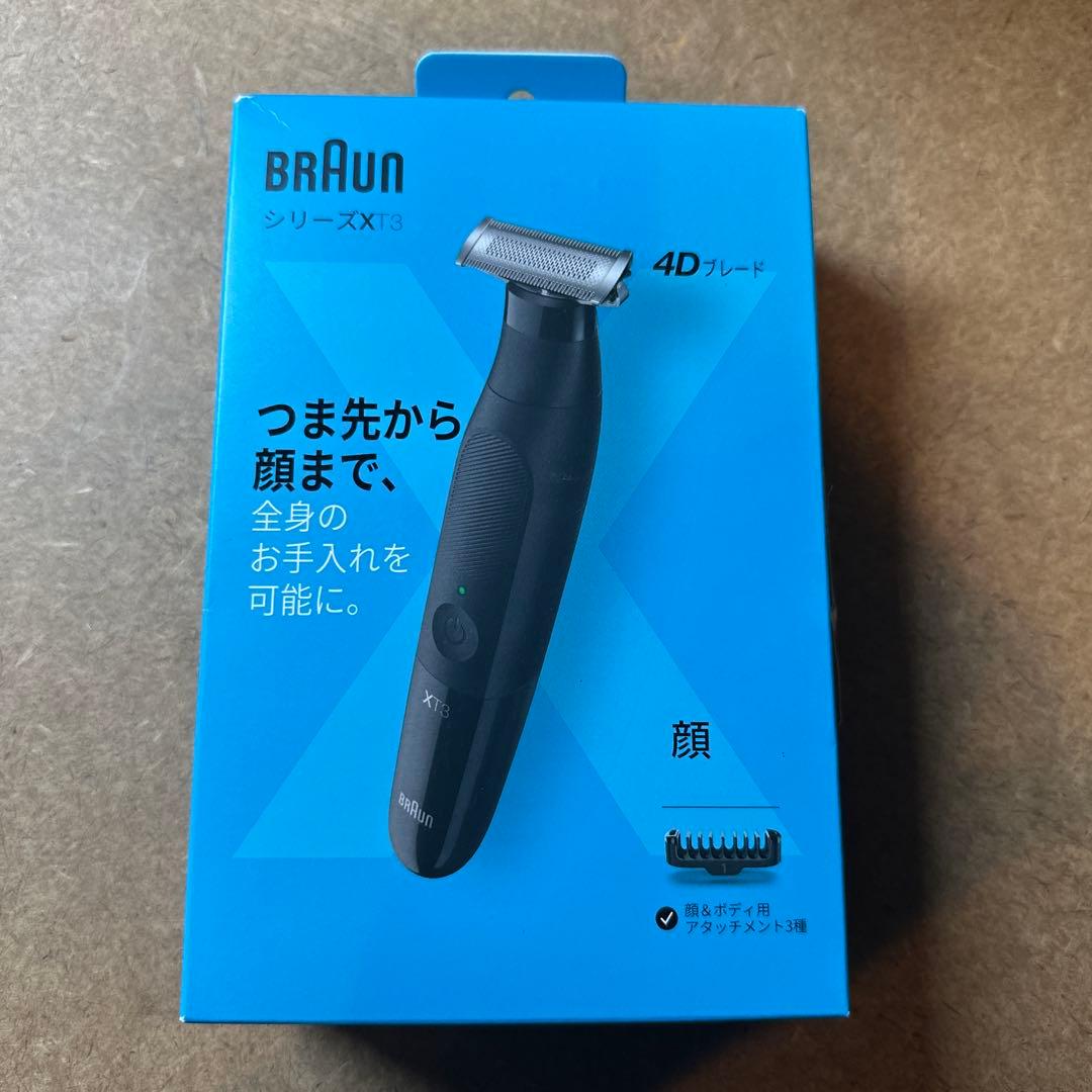 Braun シリーズXT3 メンズ剃刀 4Dブレード
