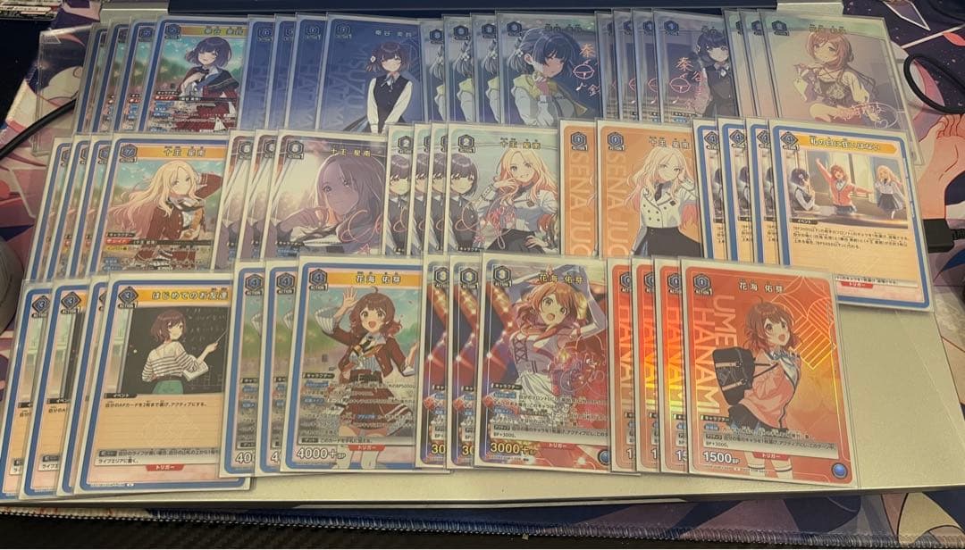 ユニアリ 学マス 生徒会デッキ　フルホロ パーツ付き