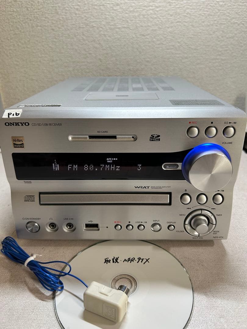 P16 整備ONKYO NFR-9TX ハイレゾ CD/SD/USBレシーバー