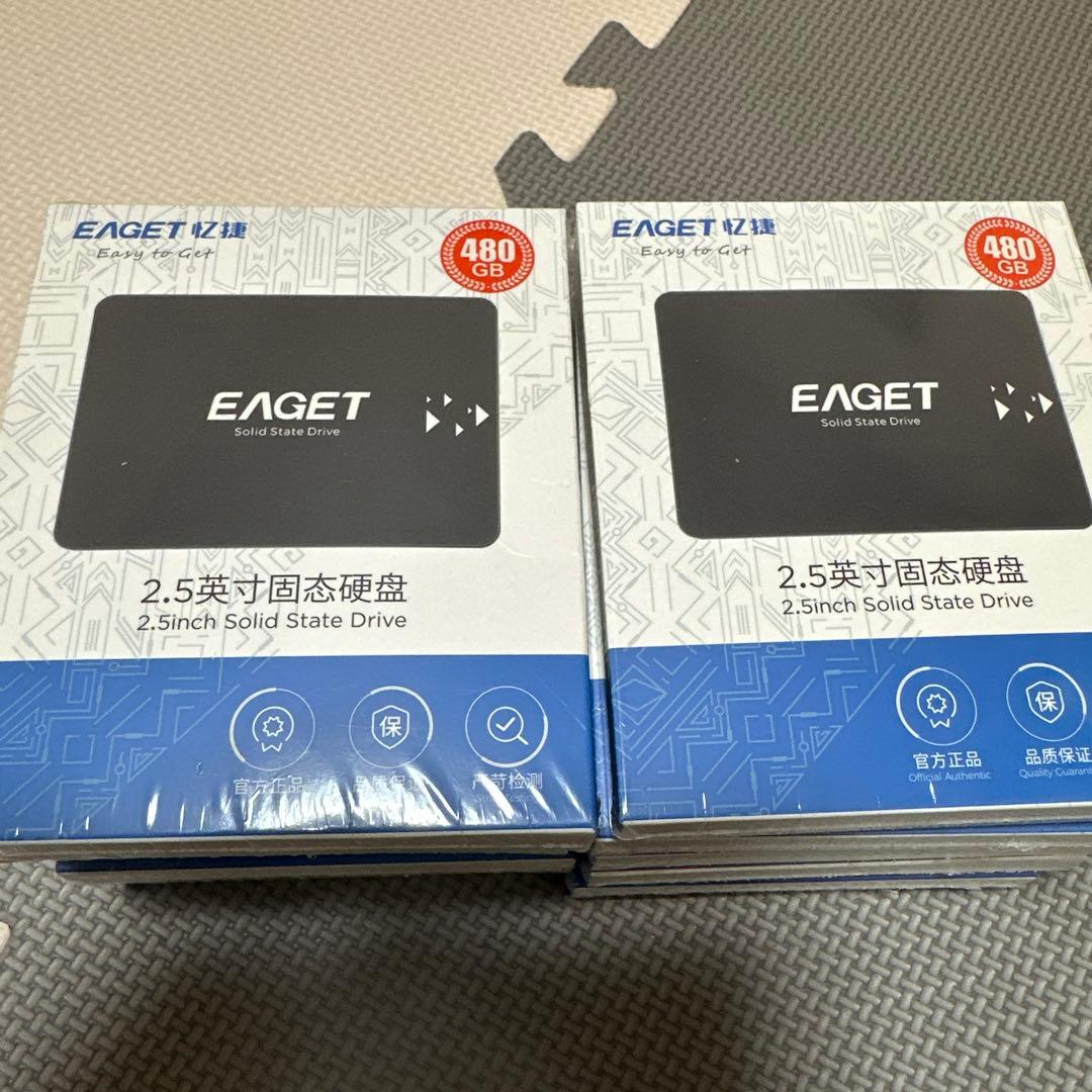 EAGET 2.5インチSSD 480GB 10個セット