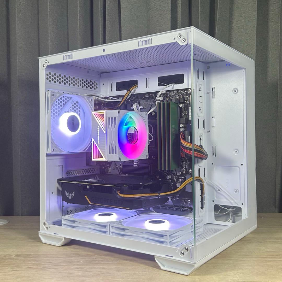 光る 高性能白ゲーミングPC Ryzen GTX1660ti Windows11