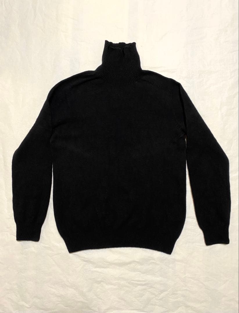 C*a様 ハーレーオブスコットランド タートルネックセーター メリノウール カシ