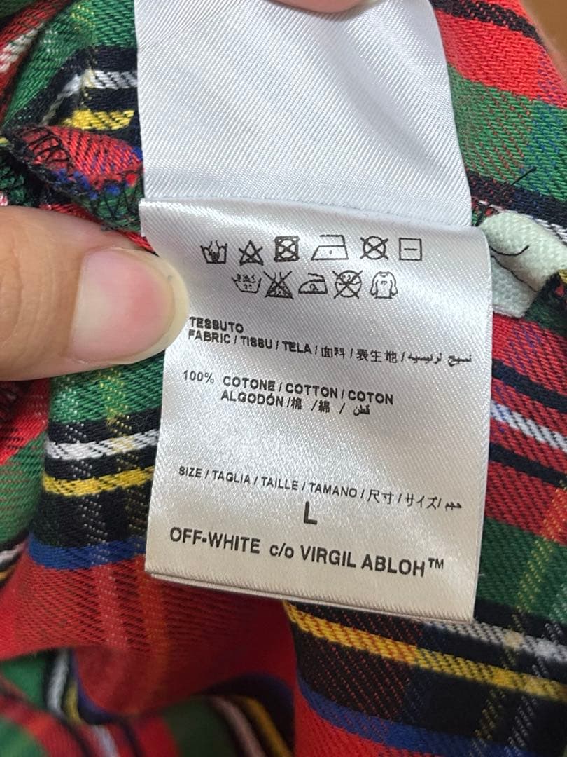 off-White ⭐︎チェックシャツ