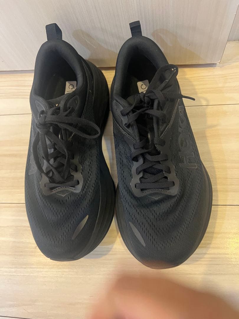 HOKA Bondi 8 ブラック シューズ 25.5