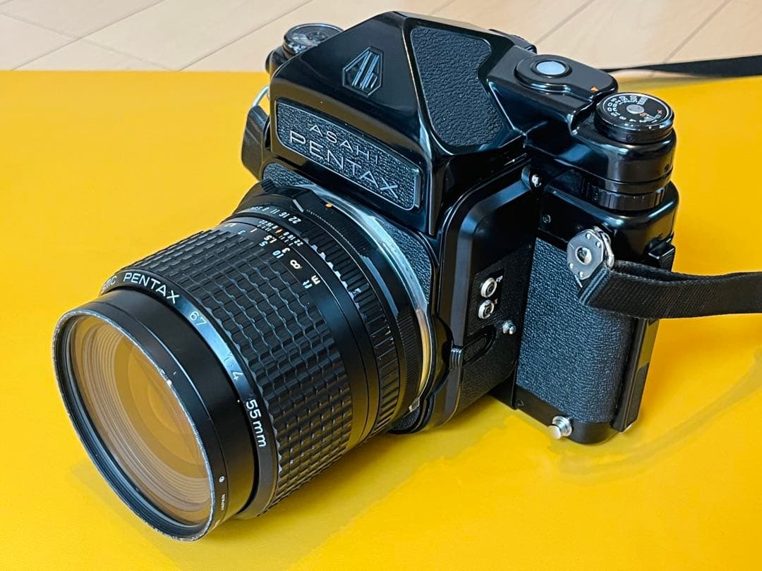 Asahi Pentax 6x7 67 ペンタックス f4 55mmレンズ付き
