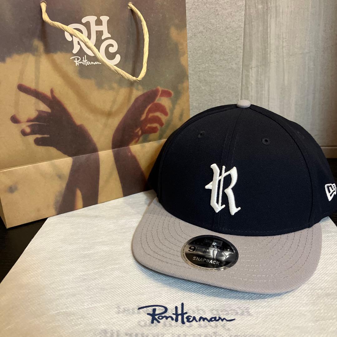 ロンハーマン　ニューエラキャップ ネイビー/グレー