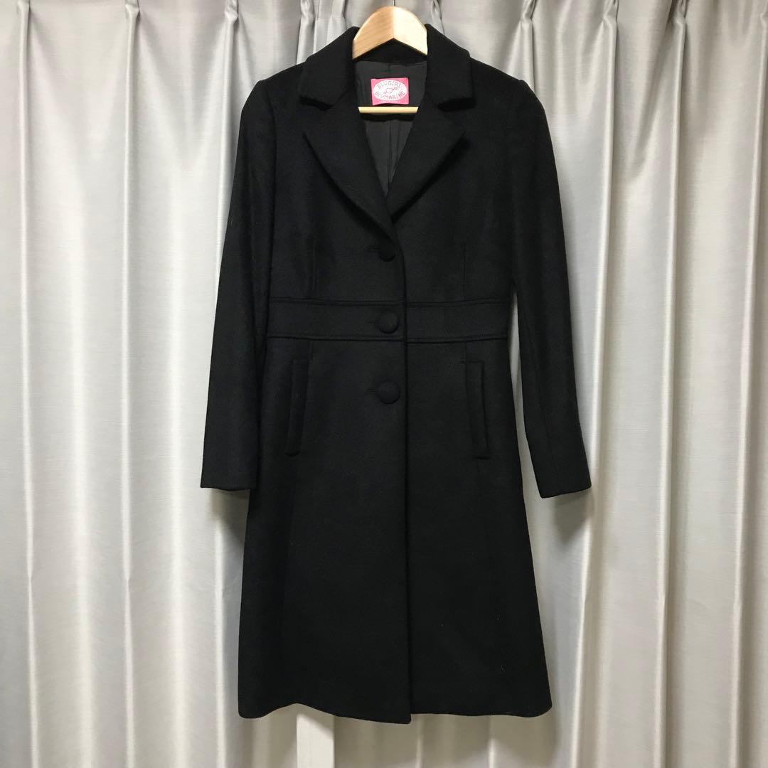 BLUGIRL BLUMARINE カシミヤ混 ロングコート