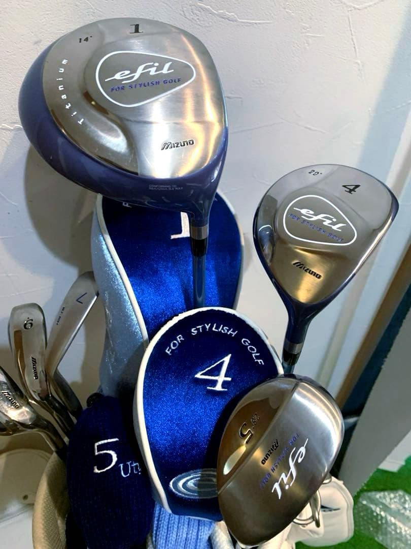 美品　ミズノ　MIZUNO エフィル　レディースゴルフクラブ セット　アディダス