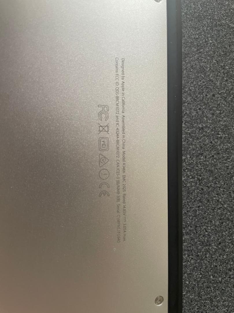 Apple MacBook Air 13インチ A1466 2015年式