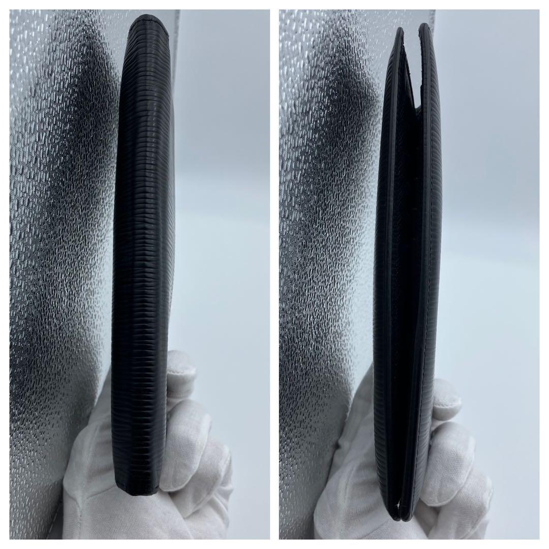 ルイヴィトン エピ ポルトフォイユ ブラザ 黒 M60622 長財布