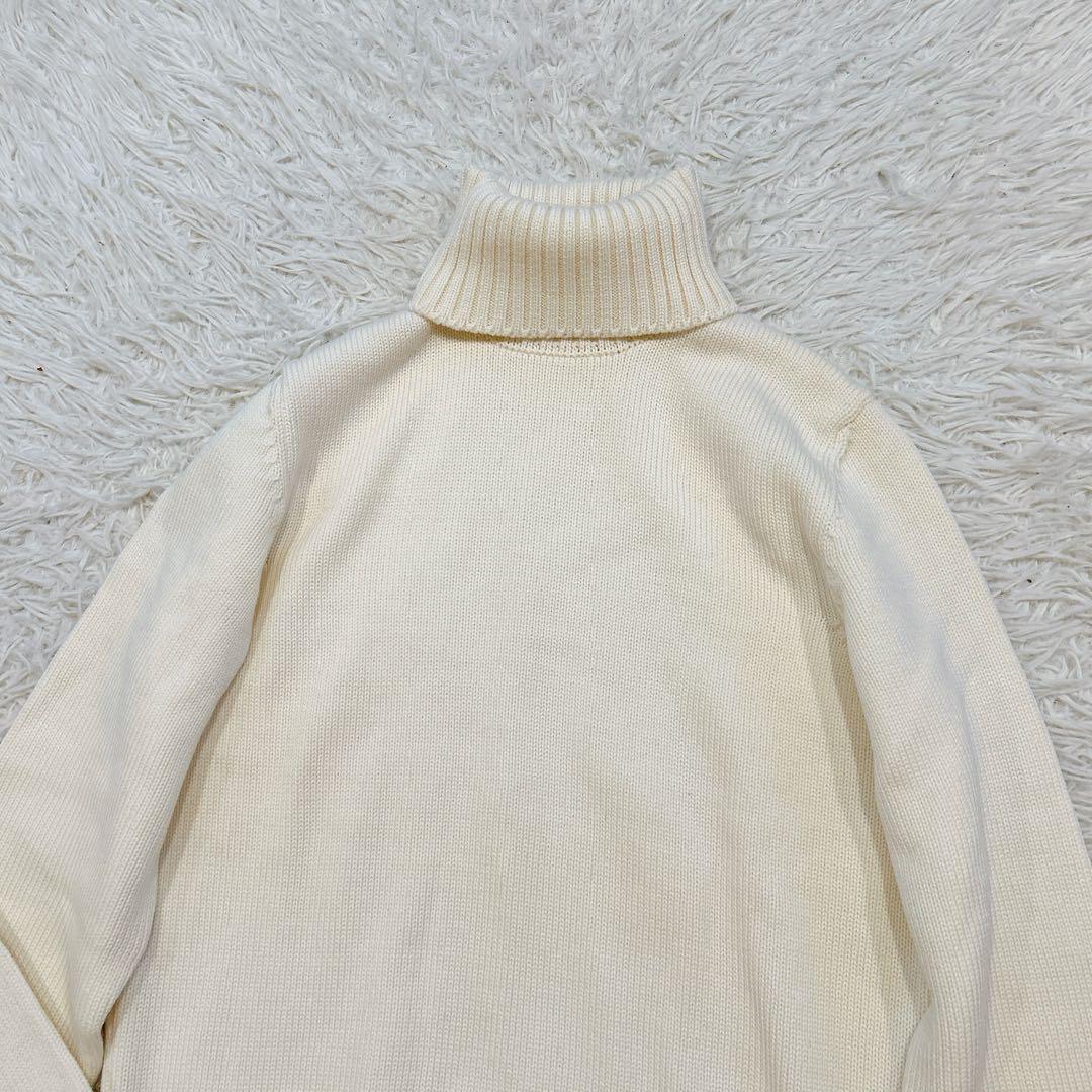 美品 ZANONE ザノーネ ミドルゲージ タートルネックセーター 46