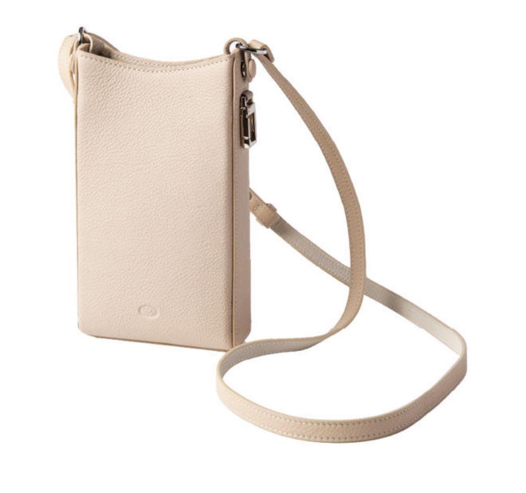 新品❗️DEMIU Petit Smartphone Bag ストラップ付ベージュ