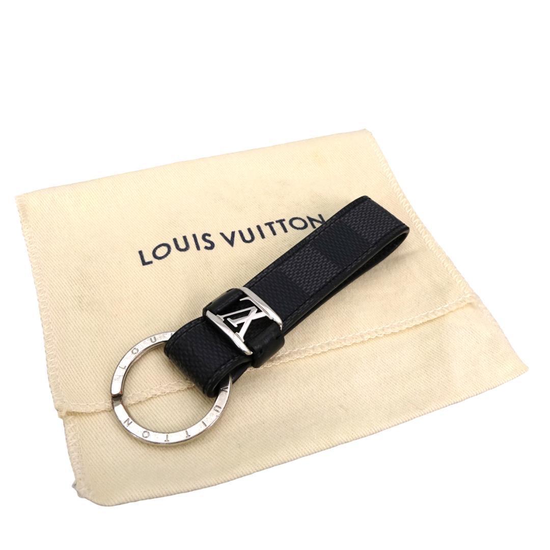 本物 ■ ルイヴィトン ■ ダミエ・グラフィット LV ドラゴンヌ キーホルダー