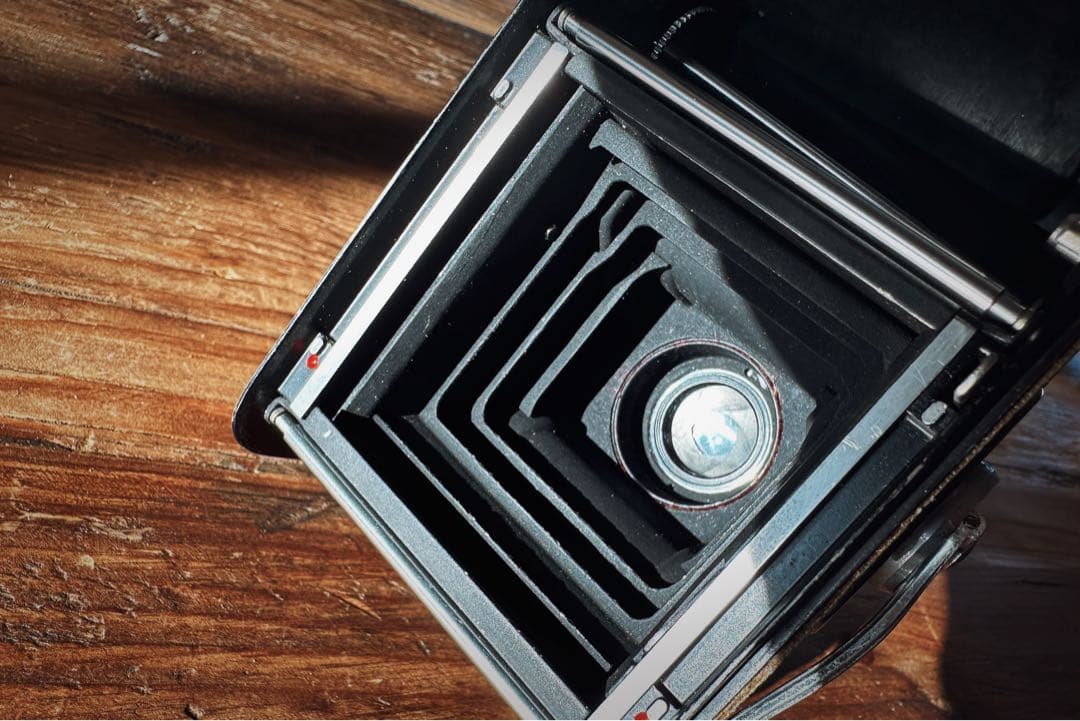 希少グレー革！ Rolleiflex T Tessar 75mm f3.5