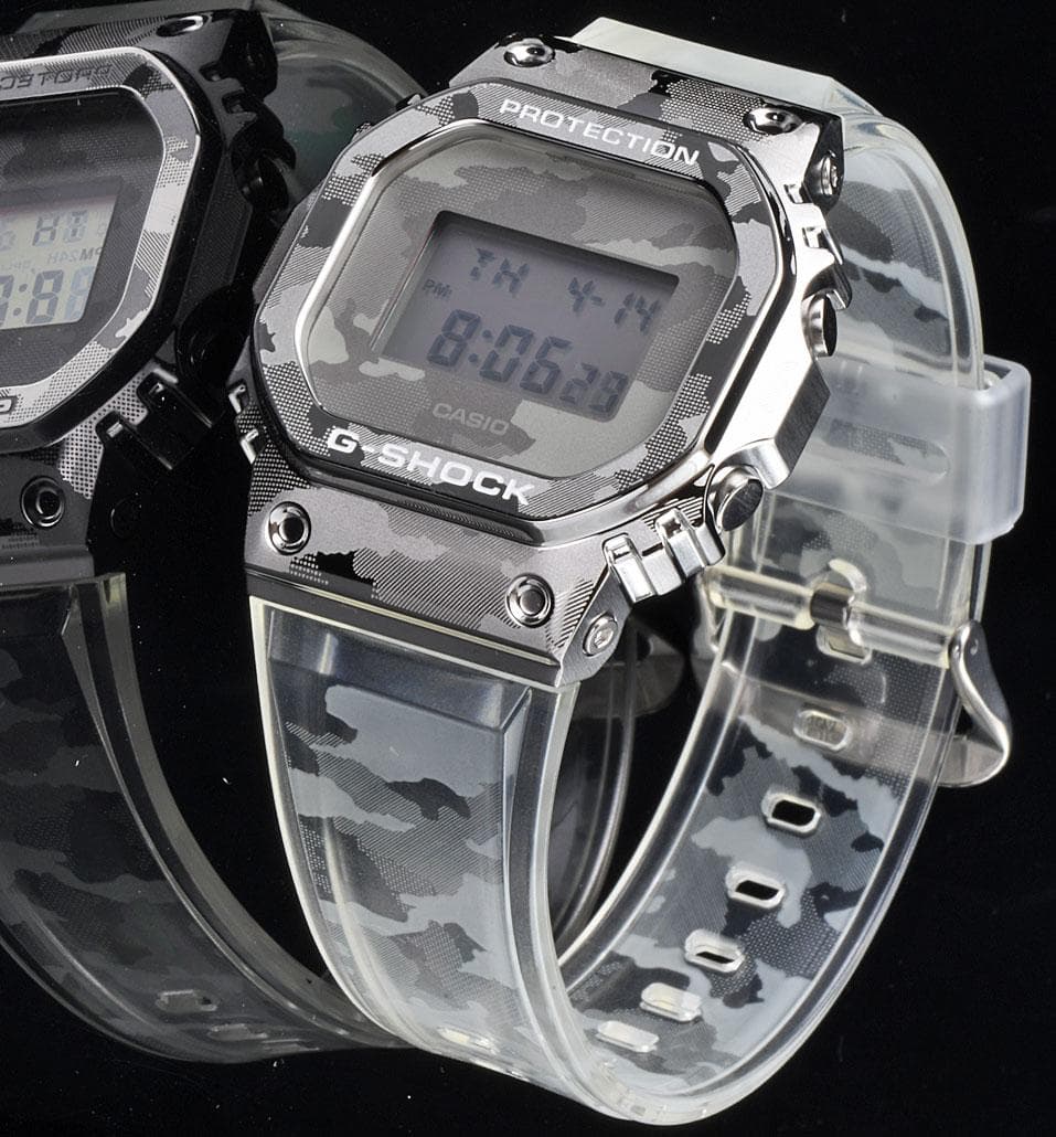 G-SHOCK迷彩＆透明クリアスケルトン新品メンズ腕時計Gショック200m防水
